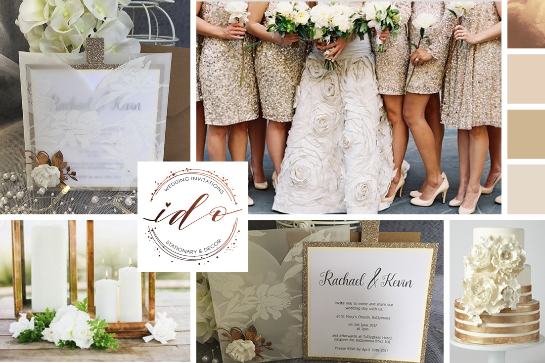 Ivory & Copper Wedding