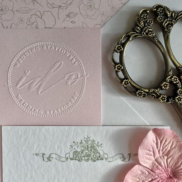 Send your Wedding Invitations with that ‘extra special’ touch of personalisation. I can create your unique embossed logo using your initials or personal details and add it to your Stationery. Message me for details x