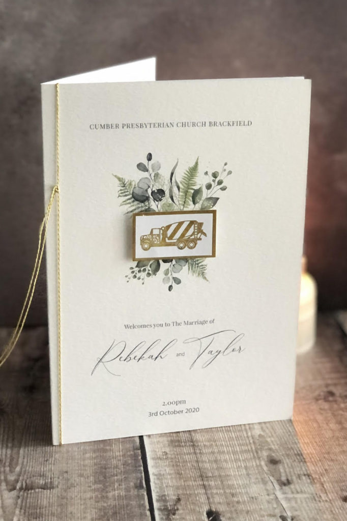 Foliage & Gold Order Of Service