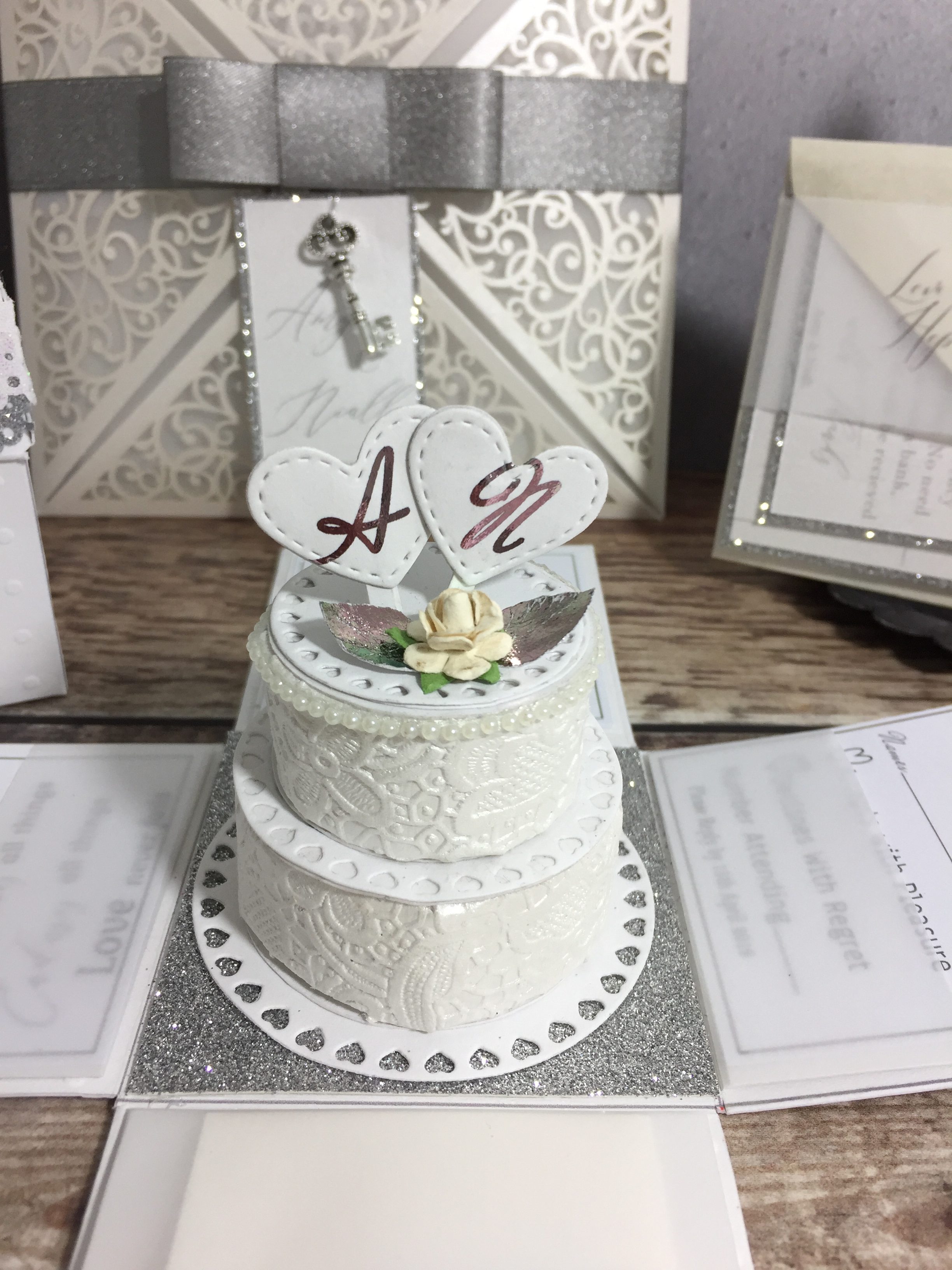 Abbie Exploding box Wedding Invitation
