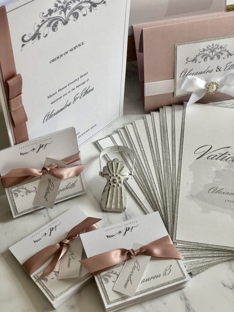 Elegant Blush Wedding Invitations