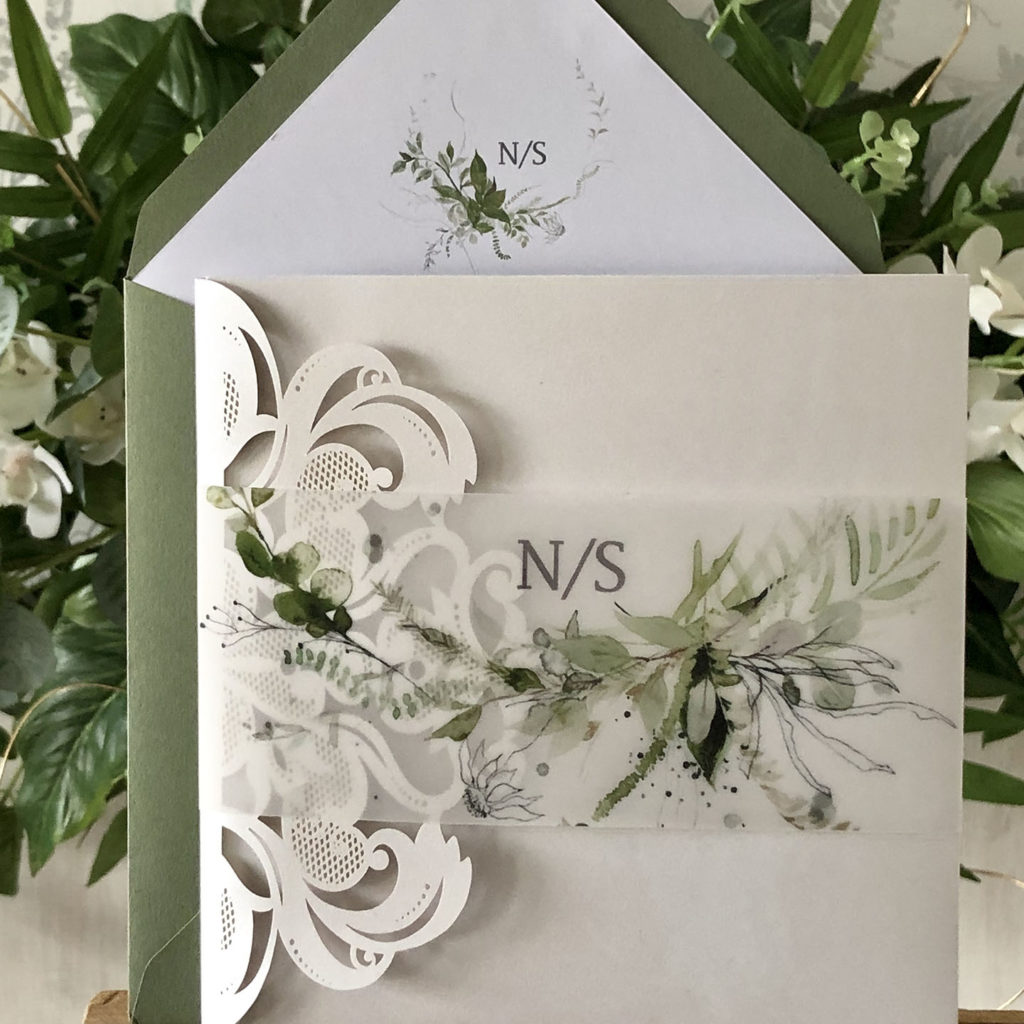 Foliage Wedding Invitation