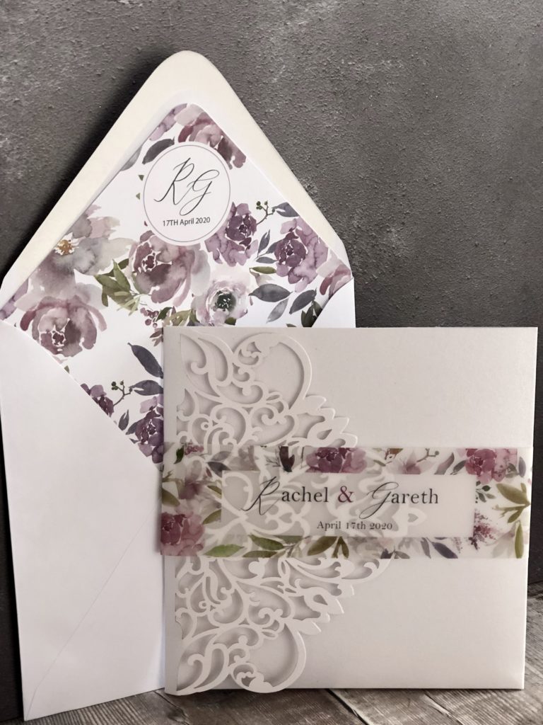 Maeve Floral Wedding Invitation Suite