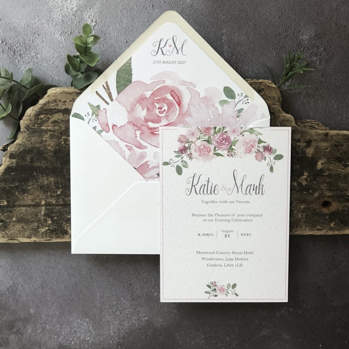 Blush Belle Evening Guest Wedding Invitation Blush Belle Evening Guest Wedding Invitation