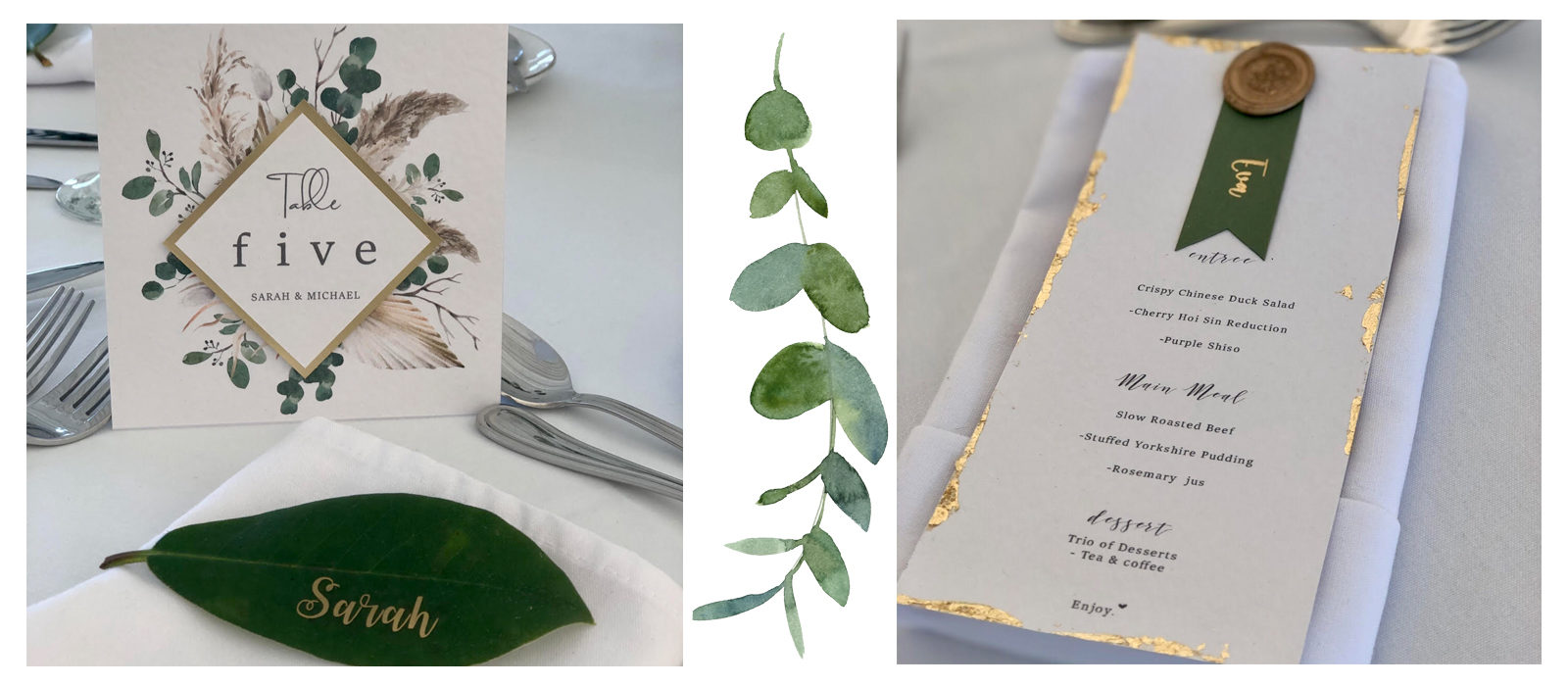 Add some Elegance to your Wedding Tables