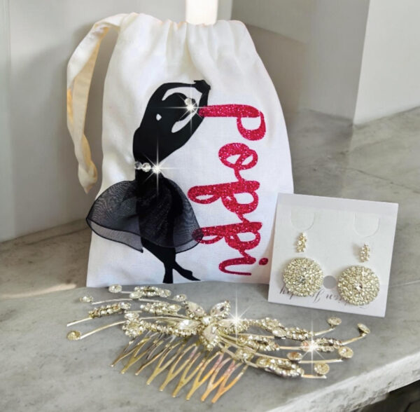 Personalised dance costume accessory bag