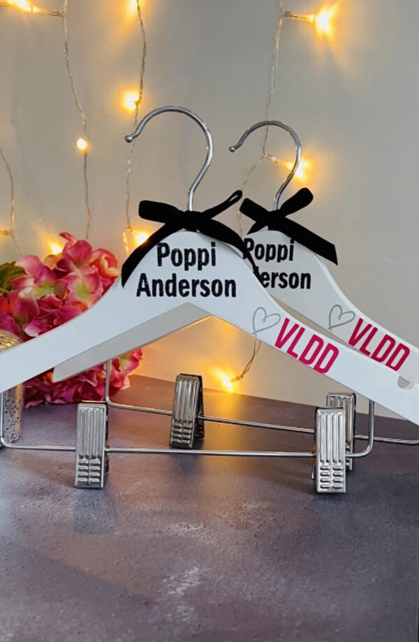 Personalised dance costume hangers